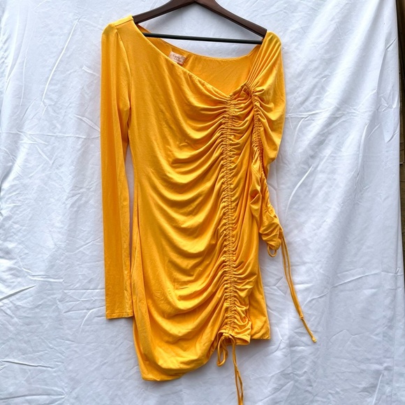 CAMILA COELHO | LENA MINI DRESS IN TANGERINE ORANGE MEDIUM - Picture 7 of 13